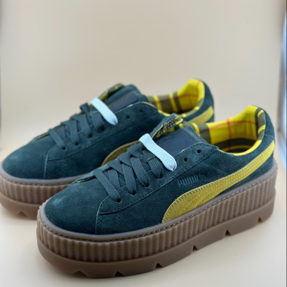 “Rihanna x Puma Fenty Cleated Creeper Suede – Rosin/Lemon/Vanilla Ice! - Picture 1 of 7